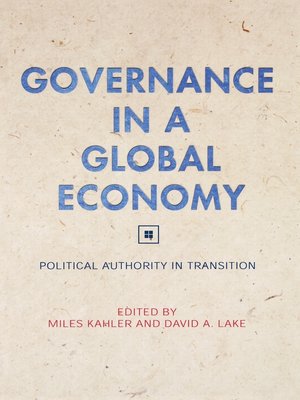cover image of Governance in a Global Economy